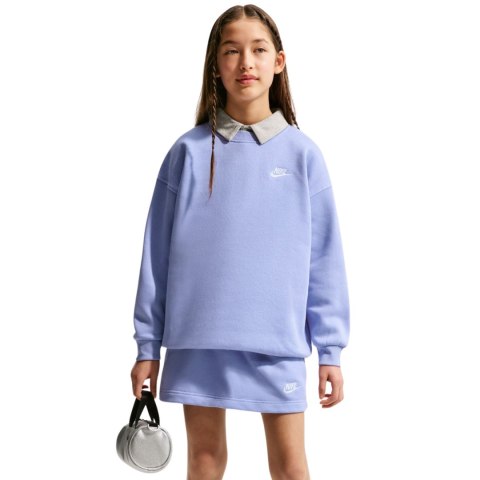 Bluza dla dzieci Nike Sportswear Club Fleece jasny fiolet FD2923 569 XL Nike