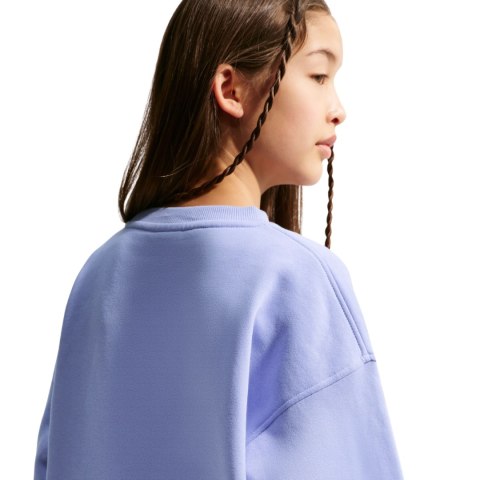 Bluza dla dzieci Nike Sportswear Club Fleece jasny fiolet FD2923 569 L Nike