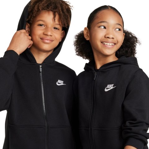 Bluza dla dzieci Nike Sportswear Club Fleece czarna FD3004 010 S Nike