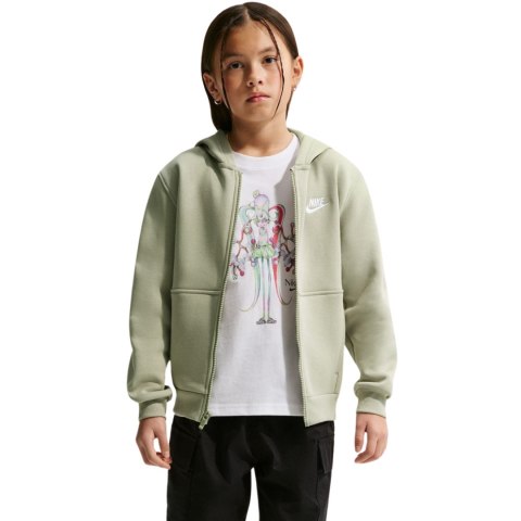 Bluza dla dzieci Nike Sportswear Club Fleece jasnozielona FD3004 304 XL Nike