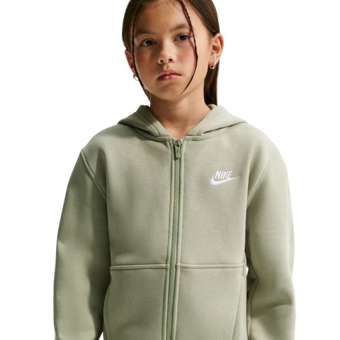 Bluza dla dzieci Nike Sportswear Club Fleece jasnozielona FD3004 304 S Nike