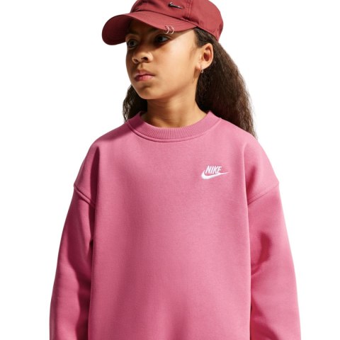 Bluza dla dzieci Nike Sportswear Club Fleece różowa FD2923 641 M Nike