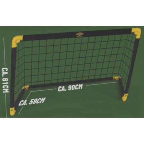 BRAMKA DO PIŁKI NOŻNEJ Z SIATKĄ SKŁADANA 90x59x61cm UMBRO