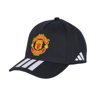 Czapka z daszkiem dla dzieci adidas Manchester United czarna KT0654 OSFY Adidas