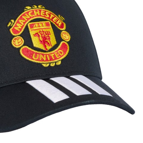 Czapka z daszkiem dla dzieci adidas Manchester United czarna KT0654 OSFY Adidas