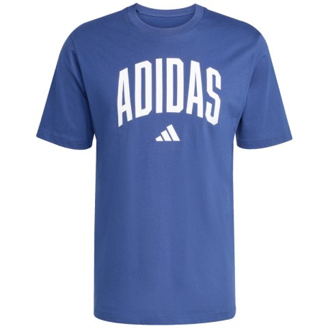 Koszulka męska adidas Collegiate Lineage Graphic ciemnoniebieska JM6417 2XL Adidas