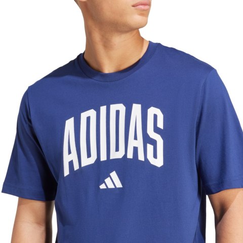 Koszulka męska adidas Collegiate Lineage Graphic ciemnoniebieska JM6417 2XL Adidas