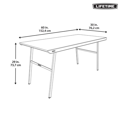 LIFETIME BIURKO SKŁADANE 152CM 80957 Lifetime