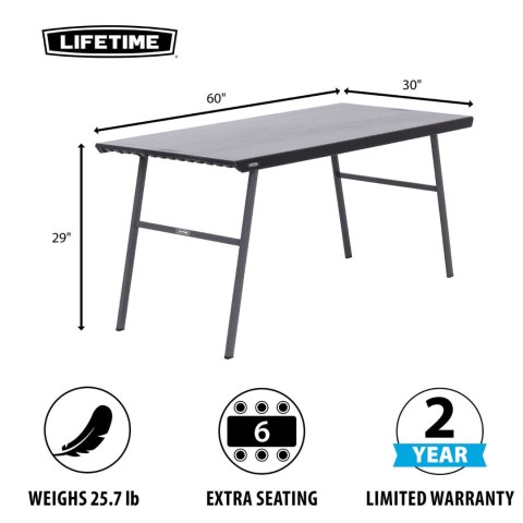 LIFETIME BIURKO SKŁADANE 152CM 80957 Lifetime