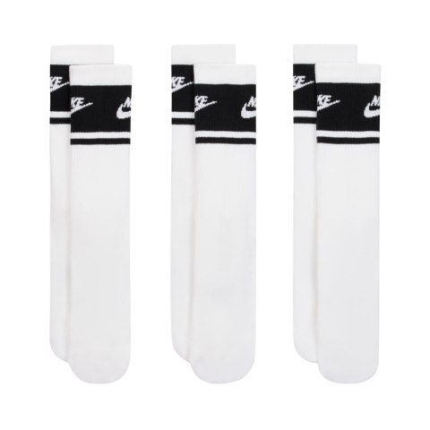 Skarpety Nike Everyday Elevated Crew 3 pary biało-czarne IM7949 901 43-46 Nike