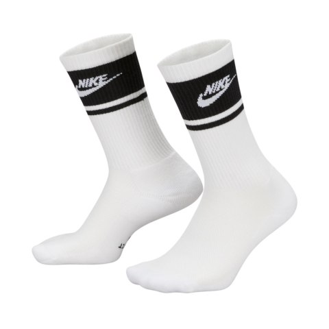 Skarpety Nike Everyday Elevated Crew 3 pary biało-czarne IM7949 901 43-46 Nike