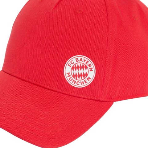 Czapka z daszkiem adidas FC Bayern Munich Essentials czerwona IA2333 Dorośli M/L Adidas