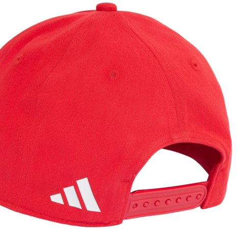 Czapka z daszkiem adidas FC Bayern Munich Essentials czerwona IA2333 Dorośli M/L Adidas