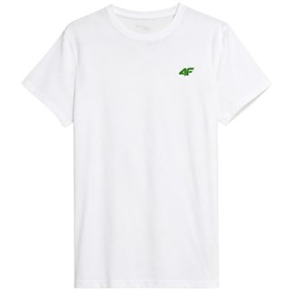 Koszulka męska 4F M4483 biała 4FWSS26TTSHM4483 10S 2XL 4F