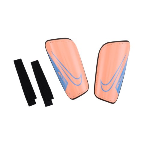 Ochraniacze piłkarskie dla dzieci Nike Mercurial Hardshell pomarańczowe DN3614 852 XL Nike