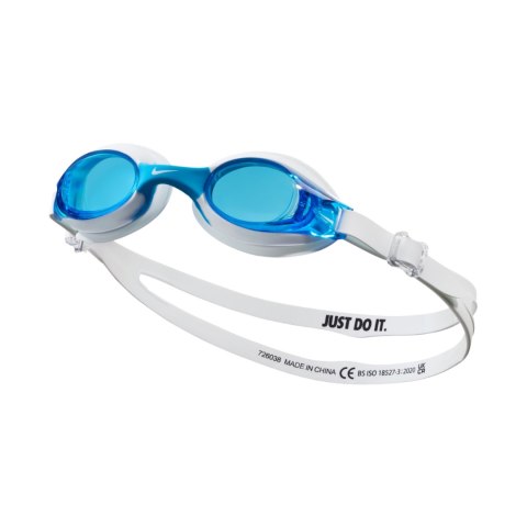 Okulary pływackie Nike Junior białe NESSD138-100 OS Nike