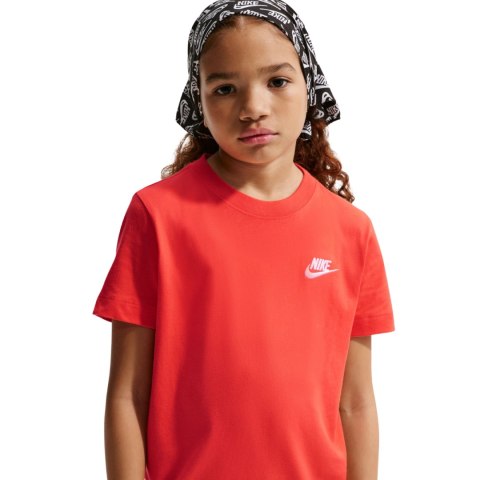 Koszulka dla dzieci Nike Sportswear pomarańczowa FZ5177 842 XL Nike