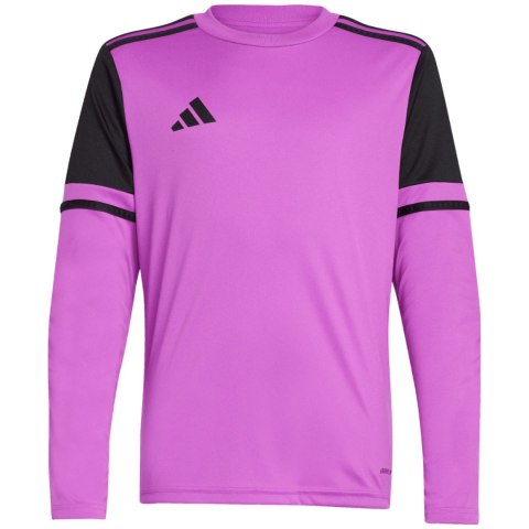 Koszulka bramkarska dla dzieci adidas Squadra 25 Long Sleeve fioletowa JJ1939 116cm Adidas teamwear