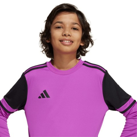 Koszulka bramkarska dla dzieci adidas Squadra 25 Long Sleeve fioletowa JJ1939 116cm Adidas teamwear