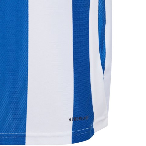 Koszulka dla dzieci adidas Striped 24 biało-niebieska IW2134 116cm Adidas teamwear