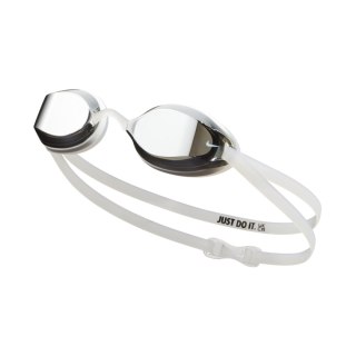 Okulary pływackie Nike Legacy Comfort srebrne NESSF132-040 OS Nike
