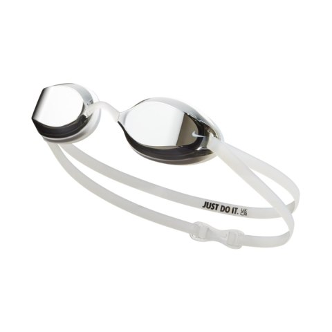 Okulary pływackie Nike Legacy Comfort srebrne NESSF132-040 OS Nike