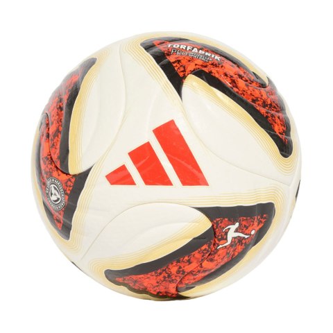 Piłka nożna adidas Bundesliga 26/27 Torfabrik Pro biało-pomarańczowo-złota KG6037 5 Adidas teamwear