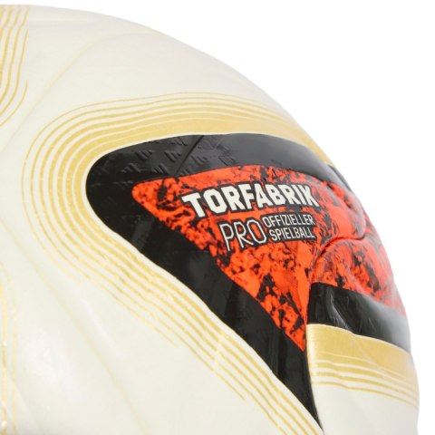 Piłka nożna adidas Bundesliga 26/27 Torfabrik Pro biało-pomarańczowo-złota KG6037 5 Adidas teamwear
