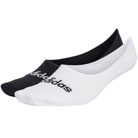 Skarpety adidas Thin Linear Ballerina 2 Pairs czarne, białe HT3448 34-36 Adidas
