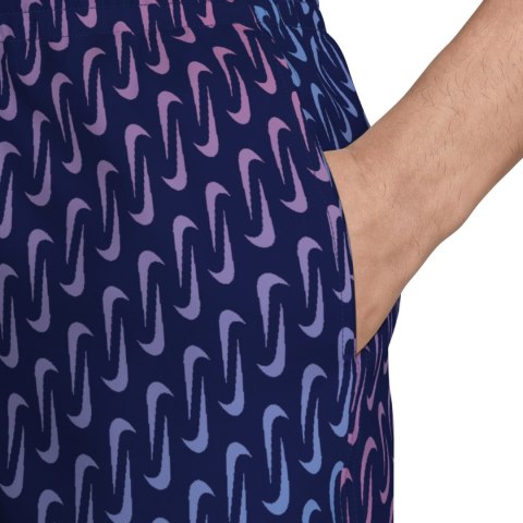 Spodenki kąpielowe Nike Breaker Swoosh Link Midnig granatowo-różowo-fioletowe NESSG577 440 2XL Nike