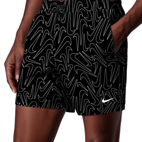 Spodenki kąpielowe Nike Breaker Tossed Swoos 5" Volley czarne NESSG572 001 L Nike