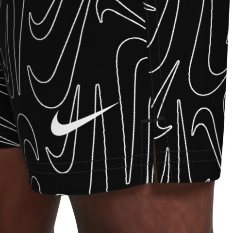 Spodenki kąpielowe Nike Breaker Tossed Swoos 5" Volley czarne NESSG572 001 L Nike