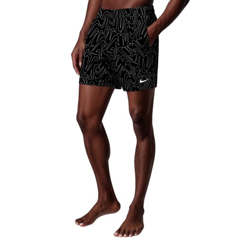 Spodenki kąpielowe Nike Breaker Tossed Swoos 5" Volley czarne NESSG572 001 XL Nike