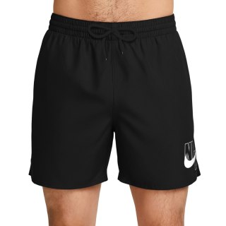Spodenki kąpielowe Nike Logo Lap 5" Volley czarne NESSG574 001 XL Nike
