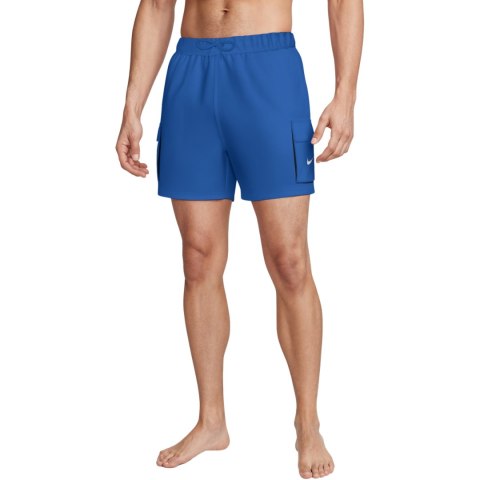Spodenki kąpielowe Nike Voyage Solid Essenti Game niebieskie NESSG454 494 L Nike