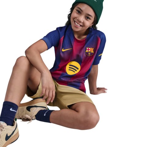 Koszulka dla dzieci Nike FC Barcelona 2025/26 Match Home granatowo-bordowa HJ5216 456 XS Nike