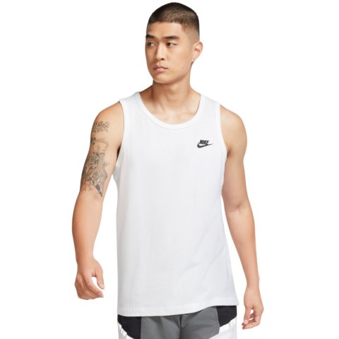 Koszulka męska Nike Club Tank biała BQ1260 100 XL Nike