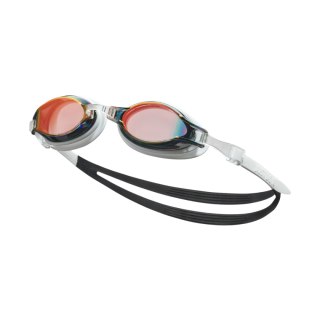 Okulary pływackie Nike Chrome Mirrored biało-czarne NESSD125-115 OS Nike