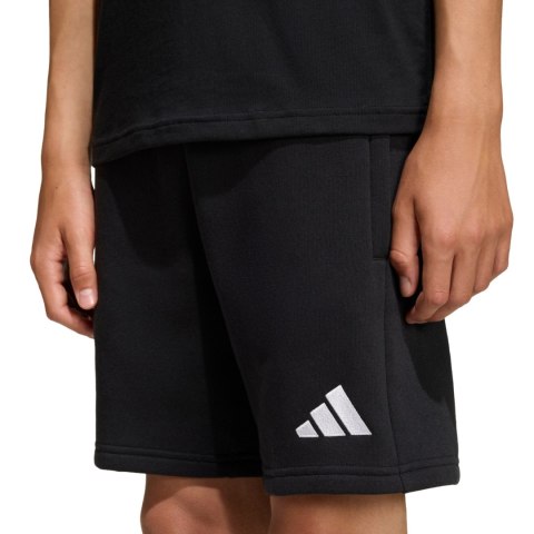 Spodenki dla dzieci adidas Entrada 26 Sweat czarne KF5927 140cm Adidas teamwear