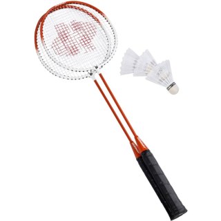 ZESTAW DO BADMINTONA W POKROWCU POMARAŃCZOWY 6W1 DONNAY