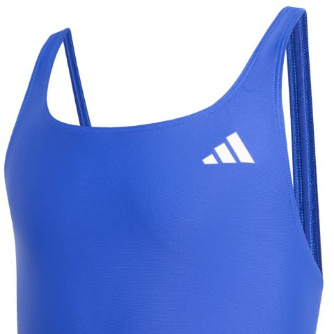Kostium kąpielowy dla dziewczynki V-back Swimsuit ESS niebieski JM8222 140cm Adidas