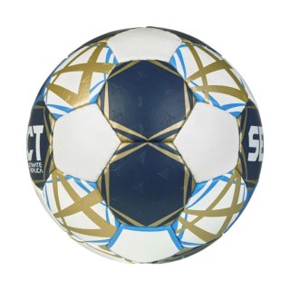 Piłka ręczna Select Ultimate Champions League Replica 0 v25 Official EHF biało-granatowo-złota 13519 Select