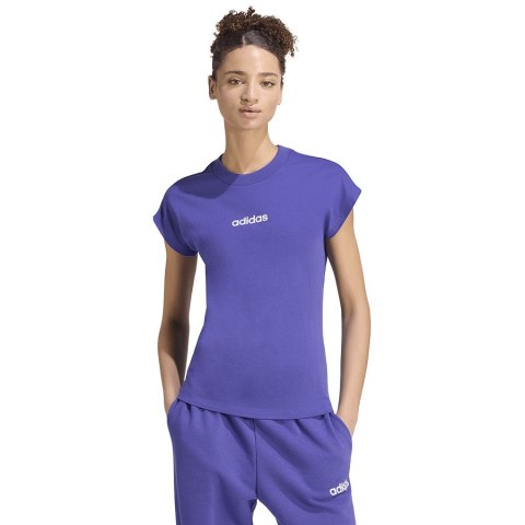 T-shirt adidas W Essentials Linear KF8375 fioletowy XL Adidas