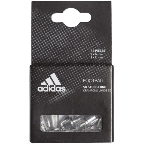 Wkręty do korków adidas SG Studs Long srebrne FJ6355 Adidas teamwear