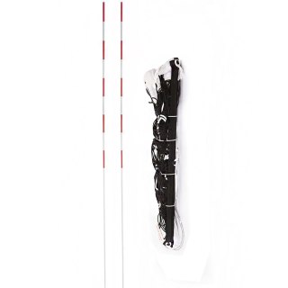 Siatka do siatkówki z antenkami Netex IV ML 9,5 m x 1 m czarna SI0009 Netex