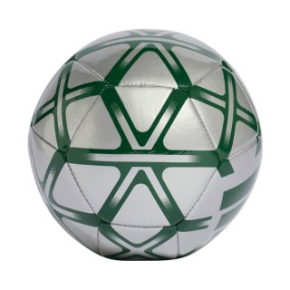 Piłka nożna adidas Starlancer Mini srebrno-zielona JW1363