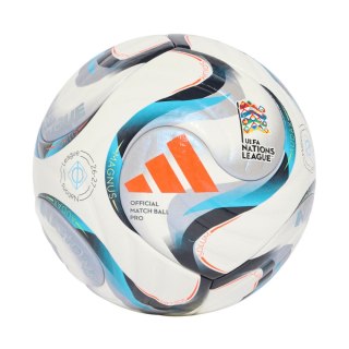 Piłka nożna adidas UEFA Nations League 26/27 Pro biało-niebiesko-pomarańczowa KE7539 5 Adidas teamwear