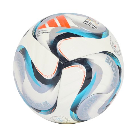 Piłka nożna adidas UEFA Nations League 26/27 Pro biało-niebiesko-pomarańczowa KE7539 5 Adidas teamwear