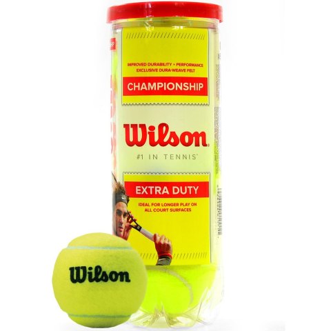 Piłki do tenisa ziemnego Wilson Championship 3 szt WRT100101 Wilson