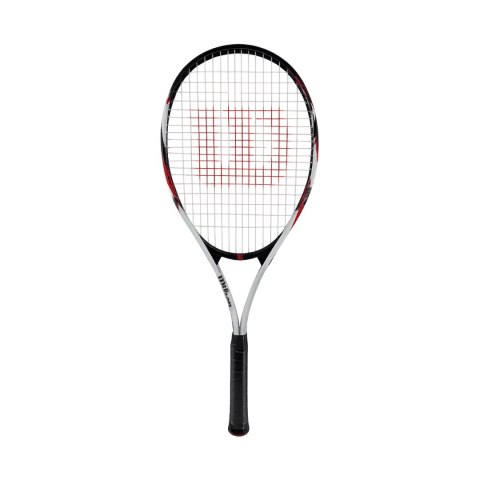 Rakieta do tenisa ziemnego Wilson Fusion XL TNS RKT 3 4 3/8 biało-czarno-czerwona WR199110U3 Wilson